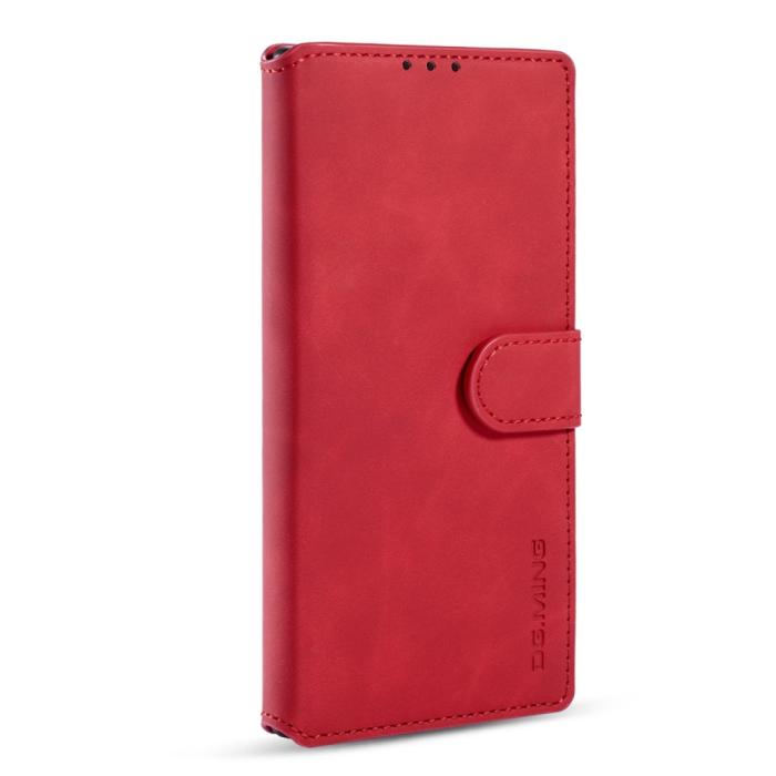 DG.MING - DG.MING Leather Fodral Till Galaxy Note 20 Ultra - Röd
