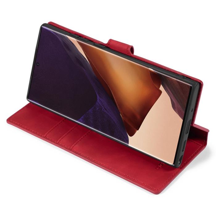 DG.MING - DG.MING Leather Fodral Till Galaxy Note 20 Ultra - Röd