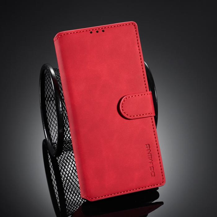 DG.MING - DG.MING Leather Fodral Till Galaxy Note 20 Ultra - Röd