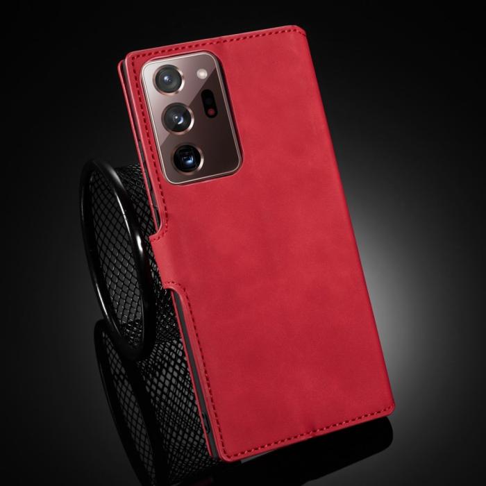 DG.MING - DG.MING Leather Fodral Till Galaxy Note 20 Ultra - Röd
