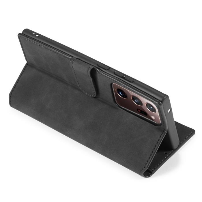 DG.MING - DG.MING Leather Fodral Till Galaxy Note 20 Ultra - Svart