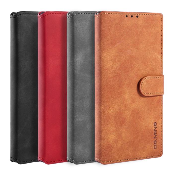 DG.MING - DG.MING Leather Fodral Till Galaxy Note 20 Ultra - Svart