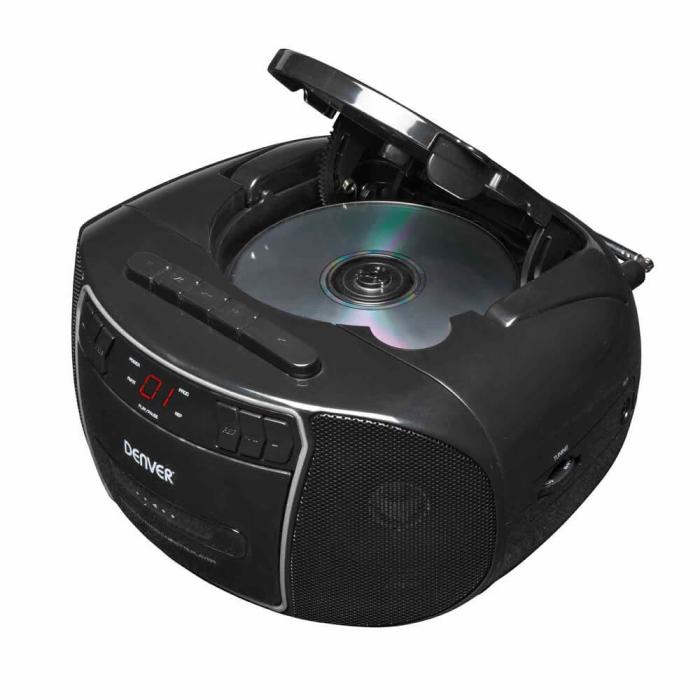 UTGATT5 - Denver Boombox med FM/CD/KASSETT