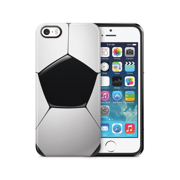 UTGATT5 - Tough mobilSkal till Apple iPhone SE/5S/5 - Fotboll