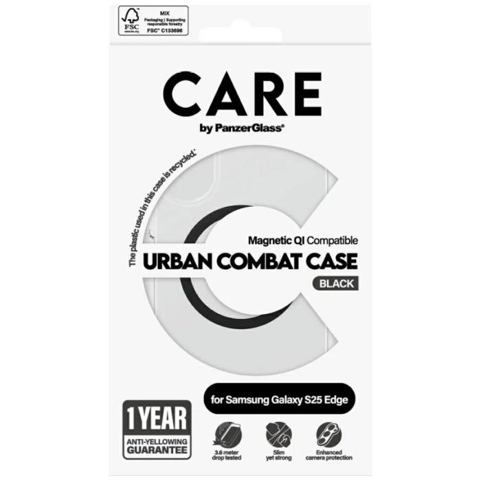 PanzerGlass - CARE PanzerGlass Mobilskal till Galaxy S25 Edge Urban Combat QI