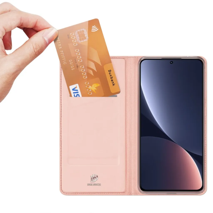 Dux Ducis - Dux Ducis Xiaomi 13 5G Plånboksfodral Magnetiskt - Rosa