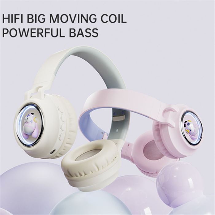 FINGERTIME - FINGERTIME Over-Ear Hörlurar för Barn Bluetooth BT5.3 Q1
