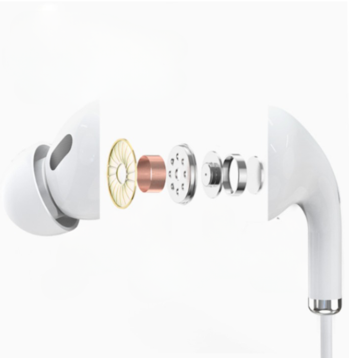 Yesido - Yesido Hörlurar YH34 In-Ear Lightning - Vit