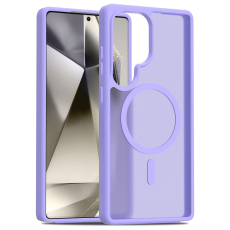 A-One Brand - Galaxy S25 Ultra Mobilskal MagSafe Skin Touch Acrylic - Lila