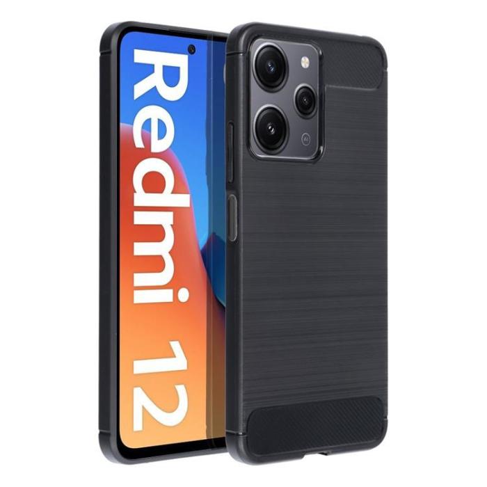 OEM - Xiaomi Redmi 12 Mobilskal Carbon - Svart