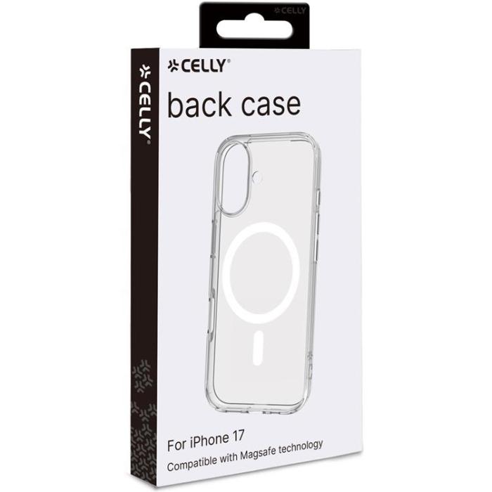 Celly - Celly iPhone 17 Mobilskal MagSafe Gelskinmag - Transparent