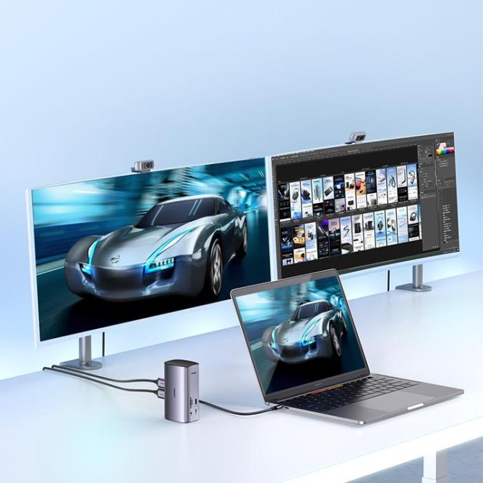 UTGATT1 - Ugreen Multifunction HUB 12in1 - Grå