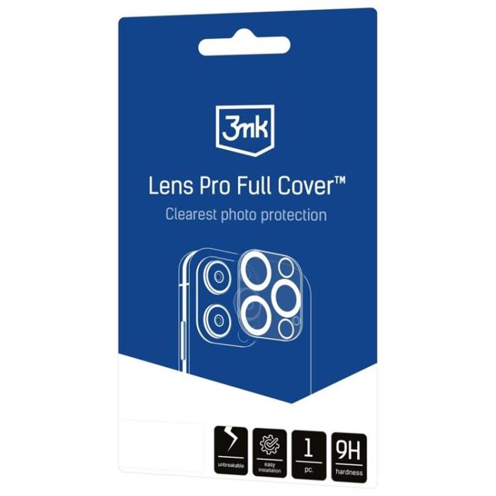 3MK - 3MK iPhone 17 Pro Max Kameralinsskydd Härdat Glas Lens Pro FullCover