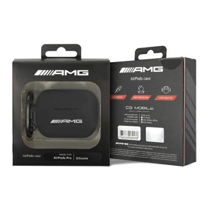 Mercedes - AMG AirPods Pro Skal Silicone Big Logo - Svart