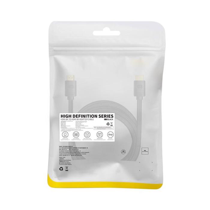 BASEUS - Baseus HDMI Kabel 8m - Svart