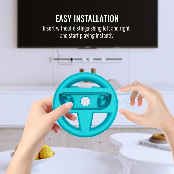 JYS - JYS 2st Nintendo Switch 2 Joy-Con Rattkontroller - Röd/Blå