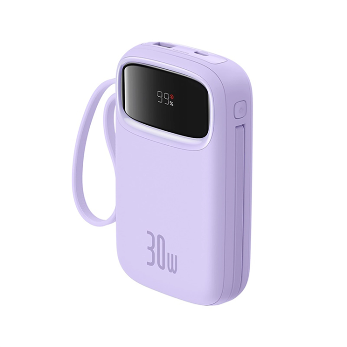 BASEUS - Baseus Powerbank 10000 mAh 30W USB-C QPow 2 - Lila