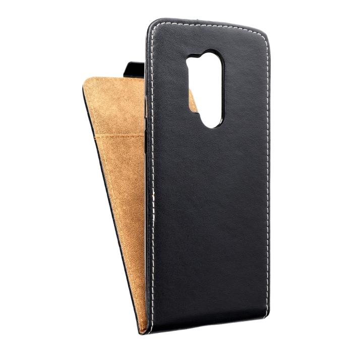 UTGATT1 - Flip fodral med kortfack till OnePlus 8 Pro Svart
