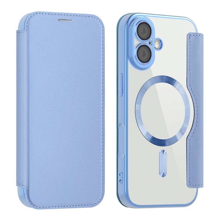 AMORUS iPhone 17 Plånboksfodral MagSafe RFID Blocking - Blå | 2353 | AlltMobil