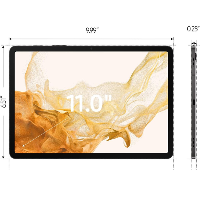 UTGATT - Samsung Galaxy Tab S8 Wi-Fi 256GB 8GB RAM - Grafit