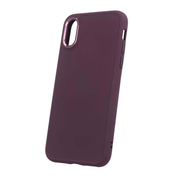 OEM - SatinSkal för iPhone X/XS Vinröd