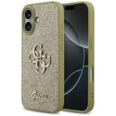 Guess - Guess iPhone 17 Mobilskal Fixed Glitter Big 4G - Guld