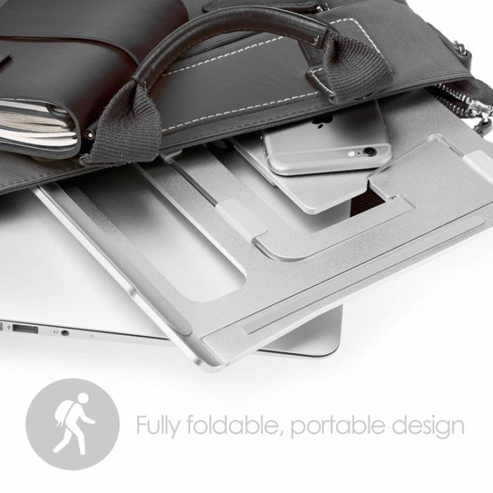 Desire2 - Desire2 Laptopställ Supreme Lite Portable 6 olika höjder - Silver