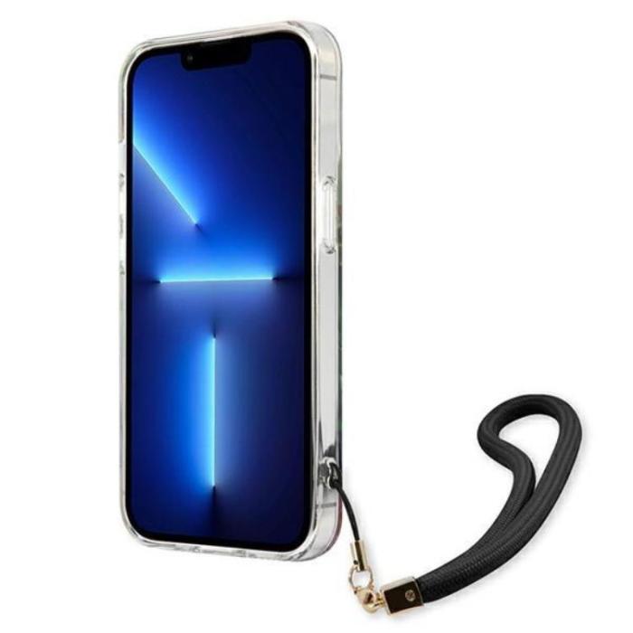 Guess - Guess iPhone 13 Pro Skal Flower Strap - Blå