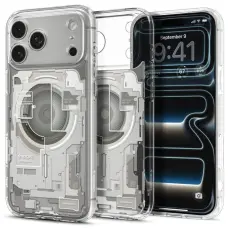 Spigen - Spigen Mobilskal F&ouml;r iPhone 18 Pro/17 Pro Magsafe Ultra Hybrid Zero One - Titan