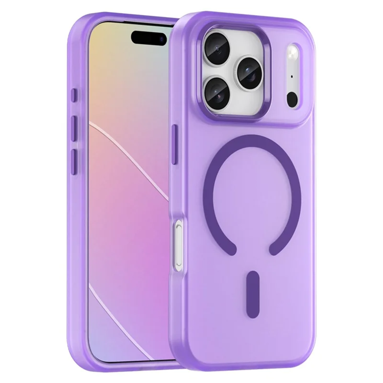 iPhone 17 Pro Max Mobilskal MagSafe Matte Translucent - Mörklila | 2353 | AlltMobil