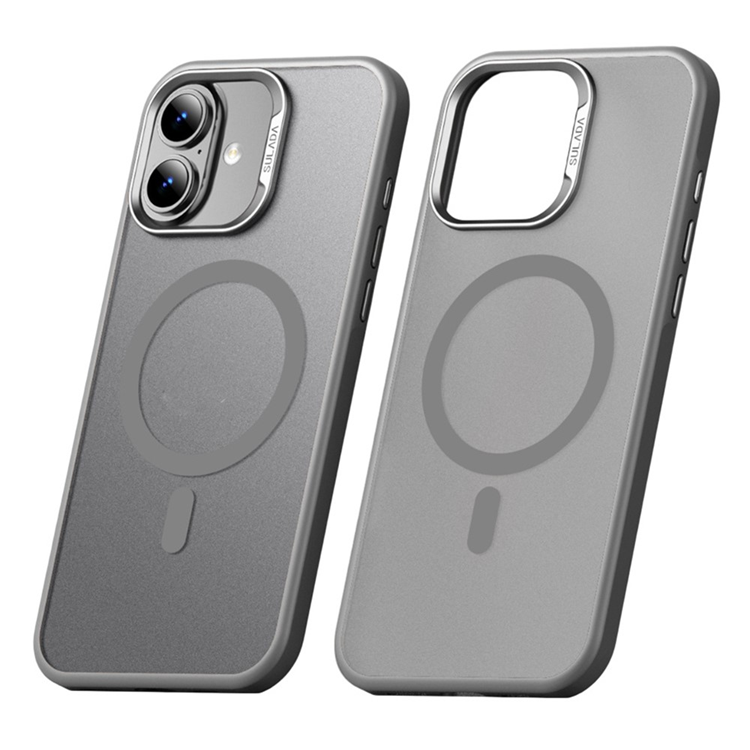 SULADA iPhone 17 Mobilskal MagSafe PC+TPU - Titangrå | 2353 | AlltMobil