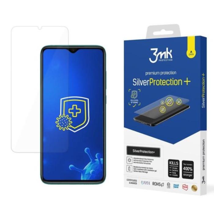 3MK - 3mk Xiaomi Redmi Note 8 Pro Plastfilm skärmskydd Silver Protection+