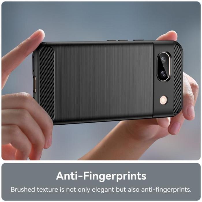 A-One Brand - Google Pixel 8A Mobilskal Carbon Fiber - Svart