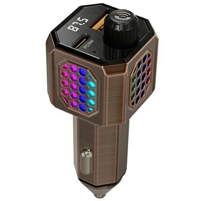 OEM - C70 Biladapter Zinklegering PD 30W Snabbladdning Cigarette Lighter Svart