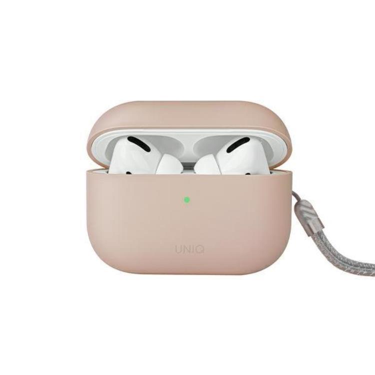 UNIQ AirPods Pro 2 Skal Lino Silikon - Blush Rosa | 2353 | AlltMobil