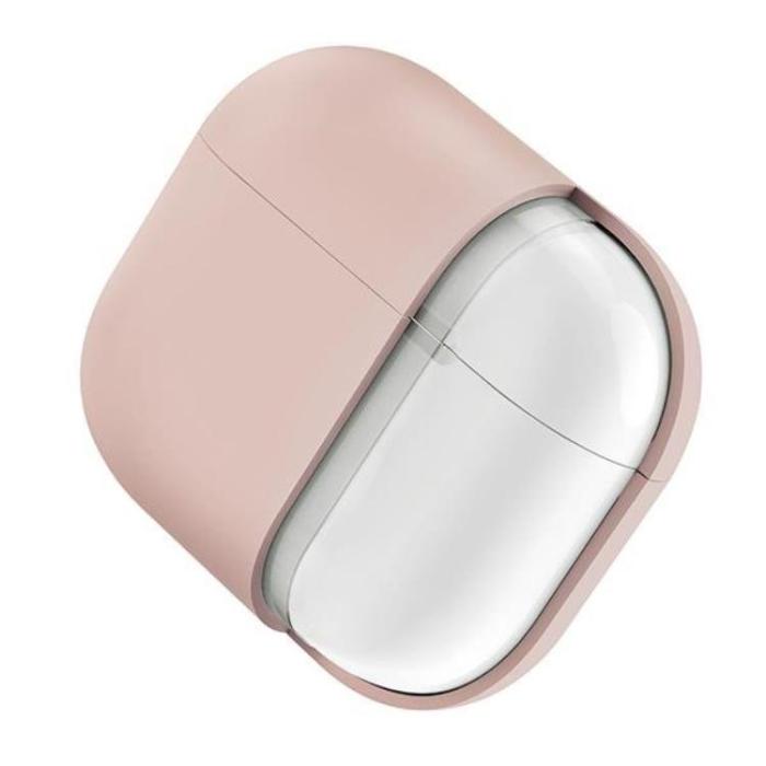 UNIQ - UNIQ AirPods Pro 2 Skal Lino Silikon - Blush Rosa