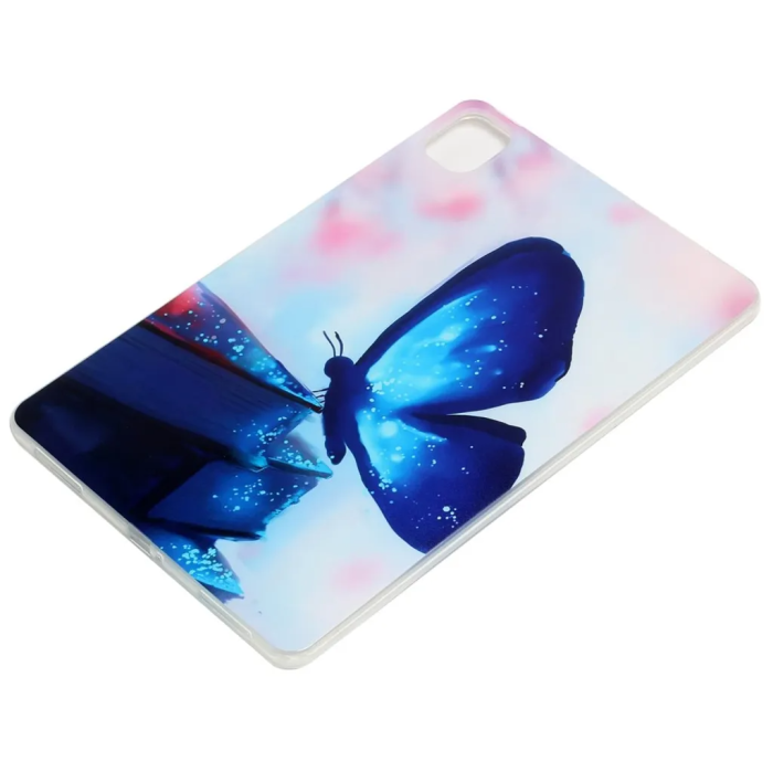 Taltech - Xiaomi Pad 5/5 Pro Skal Mjukt - Blå fjäril