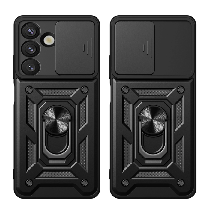 A-One Brand - Galaxy Z Fold 7 Mobilskal Hybrid Armor Camshield - Svart