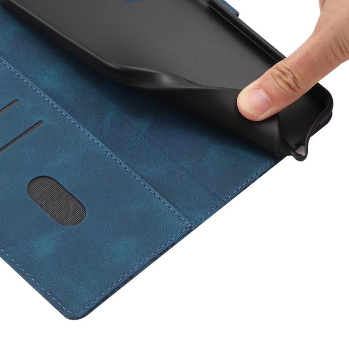 OEM - Samsung Galaxy A57 Plånboksfodral Konstläder Ställ Skydd - Blå