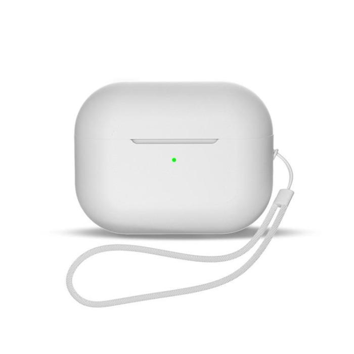 OEM - AirPods 1/2 Skal Silikon med Handledsrem - Vit