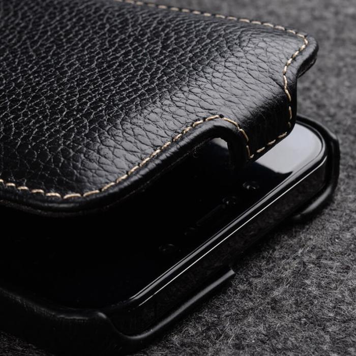 Melkco - MELKCO Mobilskal till iPhone 14 Pro Max Äkta Läder + PC Lila