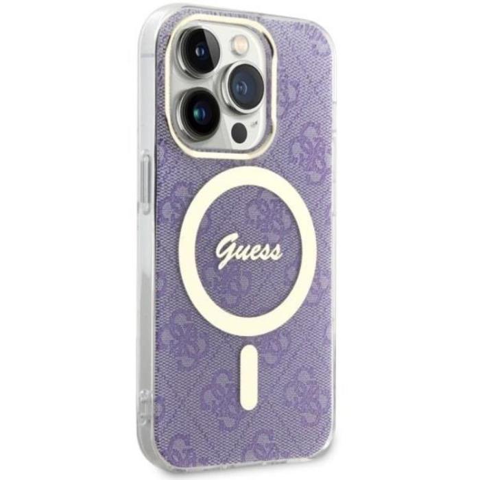 Guess - Guess iPhone 14 Pro Mobilskal MagSafe - Lila