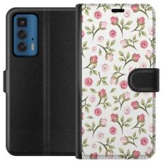 iSecrets - Plånboksfodral till Motorola Edge 20 Pro med Blommigt