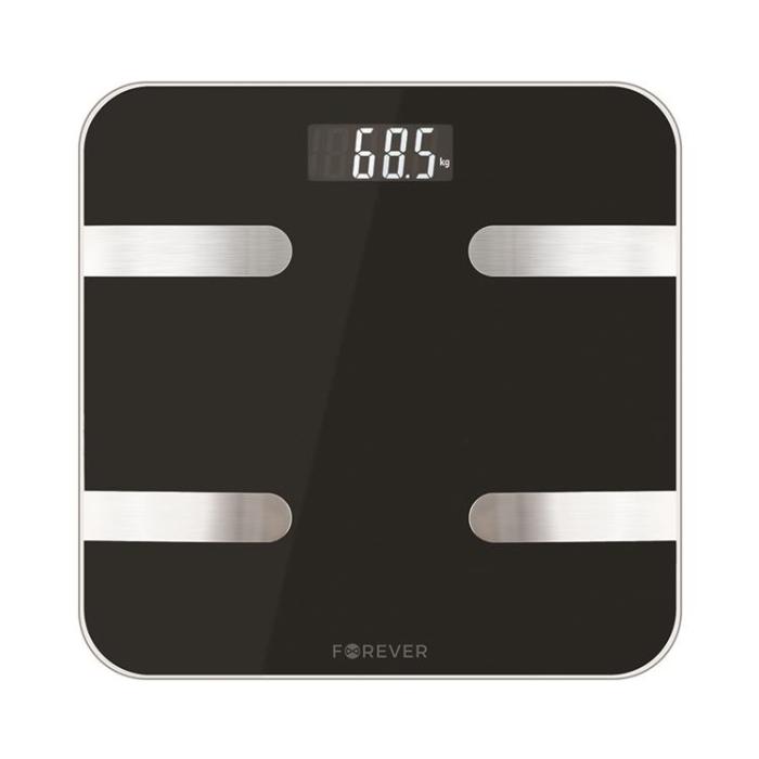 Forever - Forever Analytisk Bluetooth-Våg AS-100 - Svart