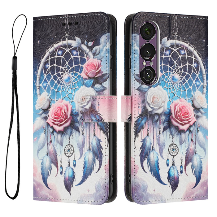 A-One Brand - Sony Xperia 1 VII Plånboksfodral Pattern Printing - Wind Chime