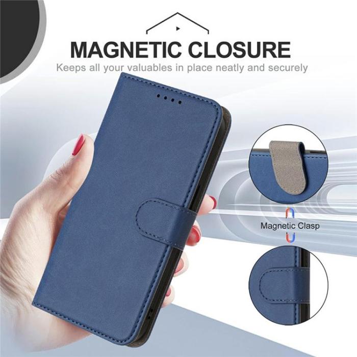 A-One Brand - iPhone 17 Plånboksfodral Solid Color - Sapphire