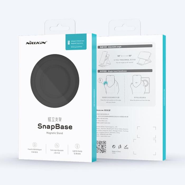 UTGATT5 - Nillkin SnapBase MagSafe Magnetisk Hopfällbar Telefonhållare - Blå