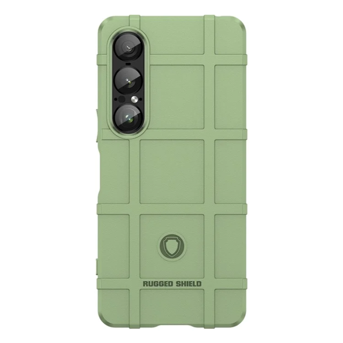 A-One Brand - Sony Xperia 1 VII Mobilskal Grid Scratch-Proof - Grön