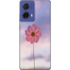 Gustaf - Mobilskal till Motorola Moto G85 med Rosa blomma