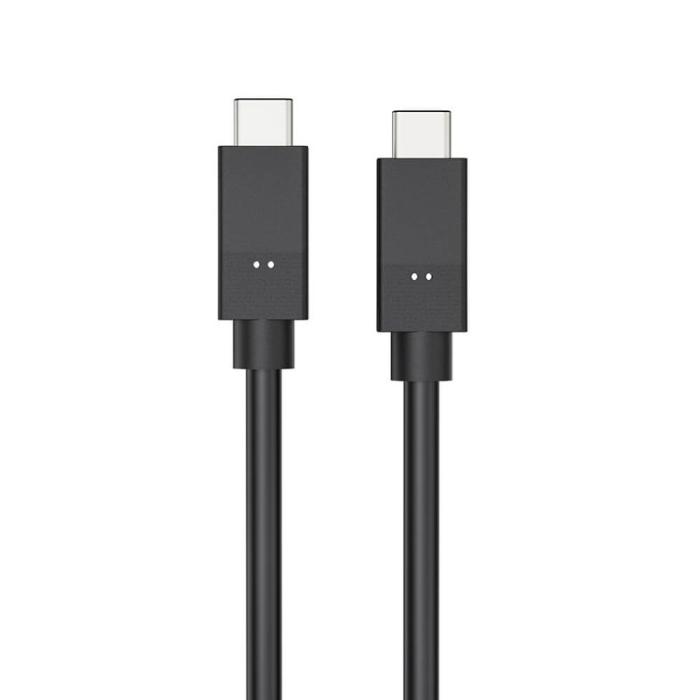 GEAR - GEAR Kabel USB-C till USC-C 3.1 5A/100W/10GB Gen 2 1,5m Svart